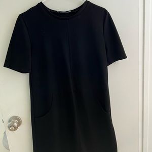ZARA T SHIRT DRESS SIZE SMALL WITH POCKETS